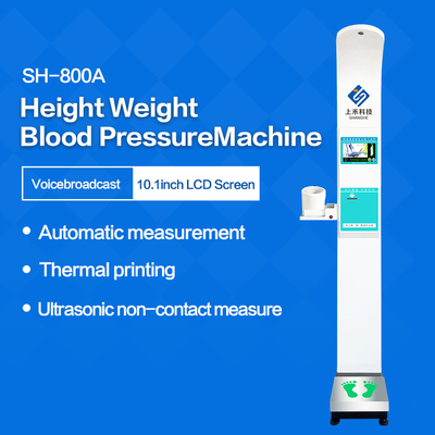 Ultrasonic Height and Weight Blood Pressure Monitor Scale for Hospital