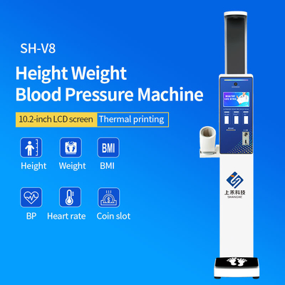 Multi functional Digital Weight Height Measuring Scale Bmi Height and Weight Blood Pressure Scale