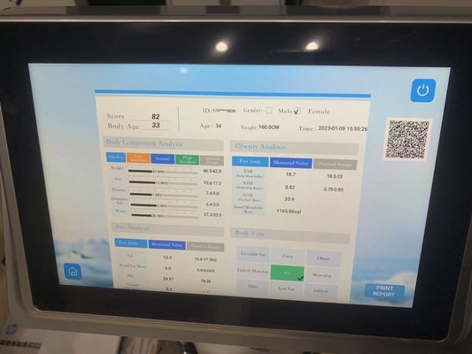 Bioimpedance Professional 3d Body Composition Analyzer Machine