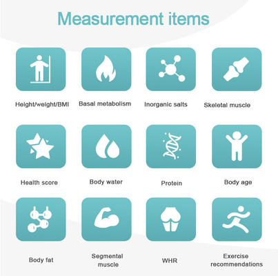 Body Composition Analyzer 8 Eectrodes Scale for Gym