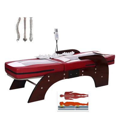 Thermal Therapy Jade Roller Massager Table Electric Automatic Heating Stone Chiropractic Medical Spa Infrared Massage Bed