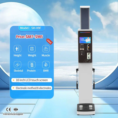 SH-V9F Professional Bioimpedancia Body Composition Analyzer Machine