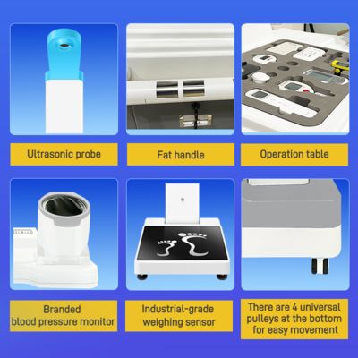 SH-T16 Health Center Intelligent Health Checkup Machine Warranty Height Weight Measuring Device Blood