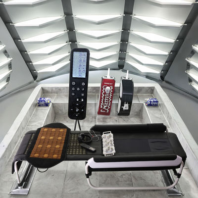 Lumbar Traction Heat Therapy Stretcher Chiropractic De Masaje Jade Thermal Infrared Massage Bed