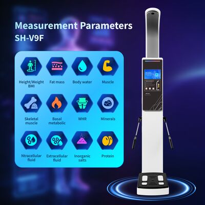Body Comosition Machine Bioimpedance Weighing Scale BMI Body Fat Measuring Instruments With Tablet Big Screen
