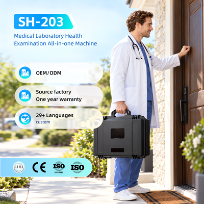 SH-203 Multifunctional Portable Health Station Community Clinic Portable Kiosk Medical Equipment with 11 Inch LCD Screen