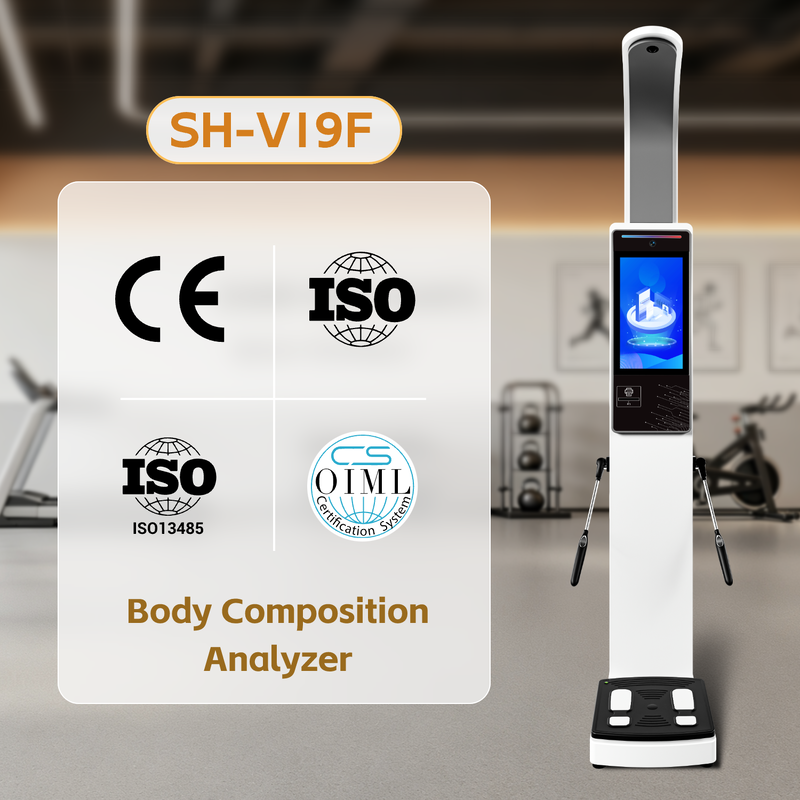 Ultrasonic Digital Height And Weight Scale Full Body Composition Analyzer For Precision Health Analysis