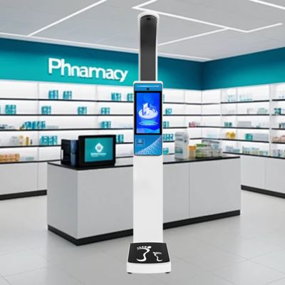Balance électronique ultrasonique Bmi mesurant la Balance numérique de poids de taille d'hôpitaux de pharmacie pour l'humain avec l'imprimante
