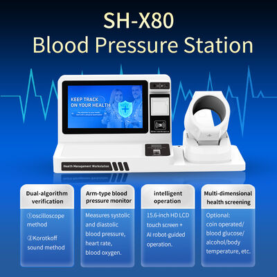 Moniteur de pression artérielle numérique OEM ODM, mesure de la fréquence cardiaque, Machine électronique de pression artérielle pour hôpital et pharmacie