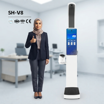 Écran tactile avancé de 10,2 pouces, balance personnelle personnalisable, kiosque en libre-service, santé, pression artérielle, moniteur de taille, poids, machine de pression artérielle